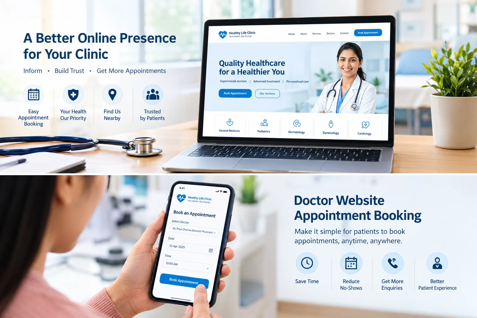 How to Build a Clinic Website That Gets More Patients